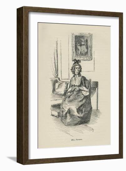 Mrs Ferrars, 1896-Hugh Thomson-Framed Giclee Print