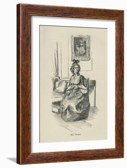 Mrs Ferrars, 1896-Hugh Thomson-Framed Giclee Print