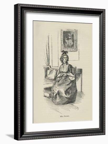 Mrs Ferrars, 1896-Hugh Thomson-Framed Giclee Print