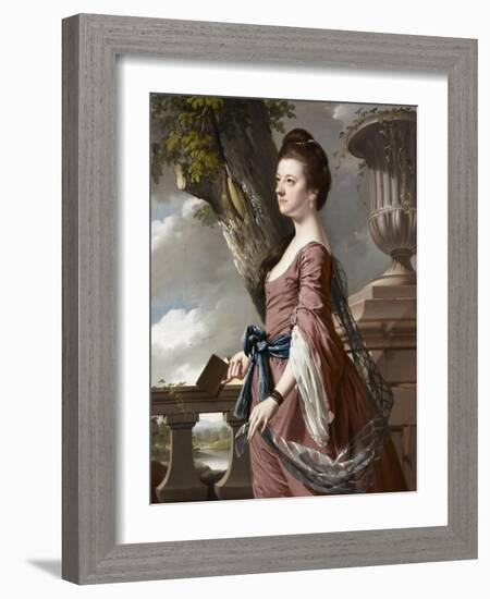 Mrs Frances Hesketh, C.1769-Joseph Wright of Derby-Framed Giclee Print