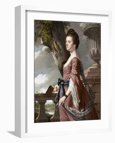 Mrs Frances Hesketh, C.1769-Joseph Wright of Derby-Framed Giclee Print