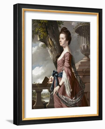 Mrs Frances Hesketh, C.1769-Joseph Wright of Derby-Framed Giclee Print