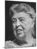 Mrs. Franklin D. Roosevelt at a Celebration for Her 75th Birthday-null-Mounted Premium Photographic Print