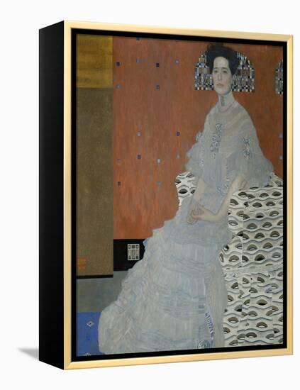 Mrs. Fritza Riedler (1906)-Gustav Klimt-Framed Premier Image Canvas