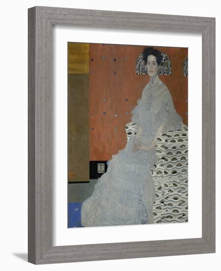 Mrs. Fritza Riedler (1906)-Gustav Klimt-Framed Giclee Print