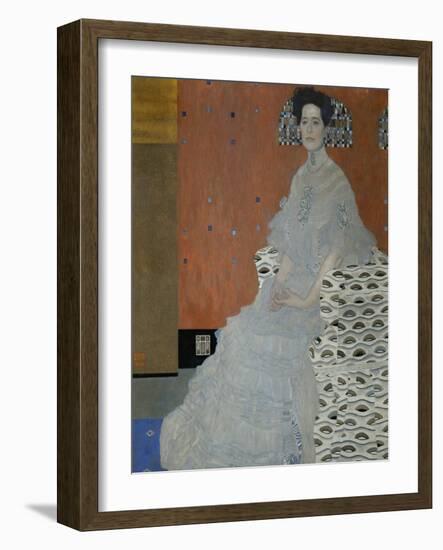 Mrs. Fritza Riedler (1906)-Gustav Klimt-Framed Giclee Print