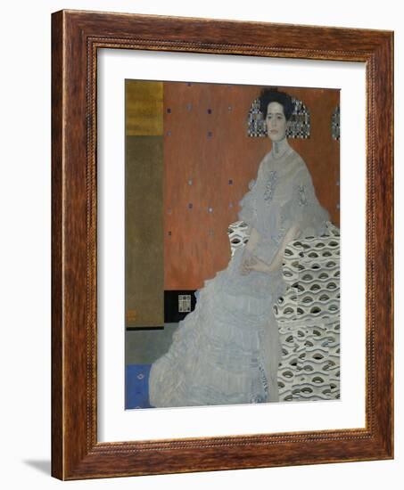 Mrs. Fritza Riedler (1906)-Gustav Klimt-Framed Giclee Print