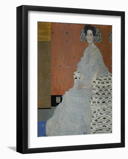 Mrs. Fritza Riedler (1906)-Gustav Klimt-Framed Giclee Print