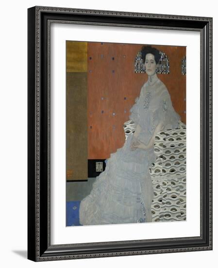 Mrs. Fritza Riedler (1906)-Gustav Klimt-Framed Giclee Print