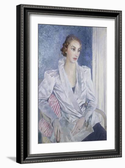 Mrs Gerard Simpson-Glyn Warren Philpot-Framed Giclee Print