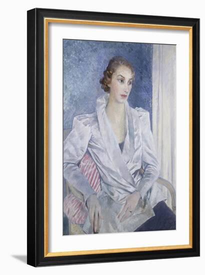 Mrs Gerard Simpson-Glyn Warren Philpot-Framed Giclee Print