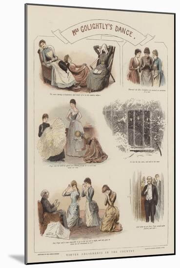 Mrs Golightly's Dance-Arthur Hopkins-Mounted Giclee Print