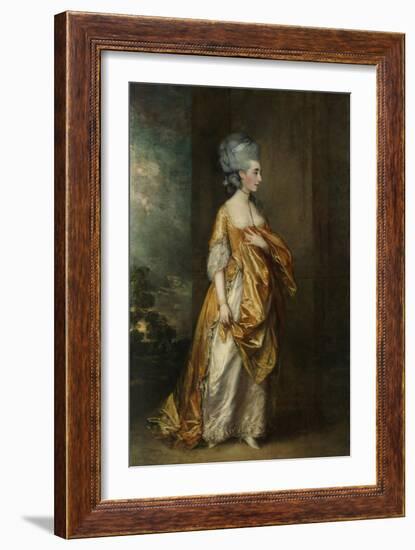 Mrs.Grace Dalrymple Elliott, 1778-Thomas Gainsborough-Framed Giclee Print