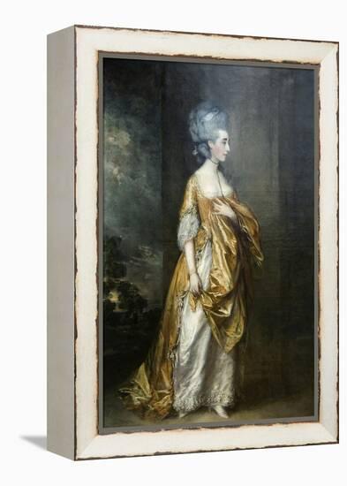 Mrs. Grace Dalrymple Portrait-Thomas Gainsborough-Framed Stretched Canvas