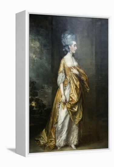 Mrs. Grace Dalrymple Portrait-Thomas Gainsborough-Framed Stretched Canvas