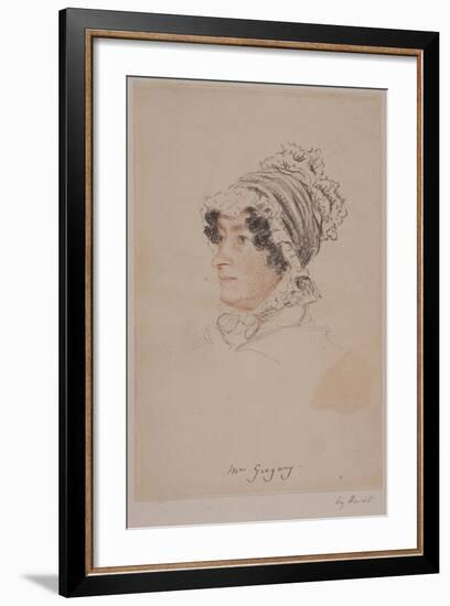 Mrs Hannah Gregory-William Henry Hunt-Framed Giclee Print