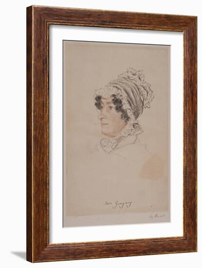 Mrs Hannah Gregory-William Henry Hunt-Framed Giclee Print