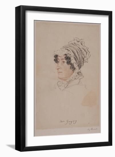 Mrs Hannah Gregory-William Henry Hunt-Framed Giclee Print