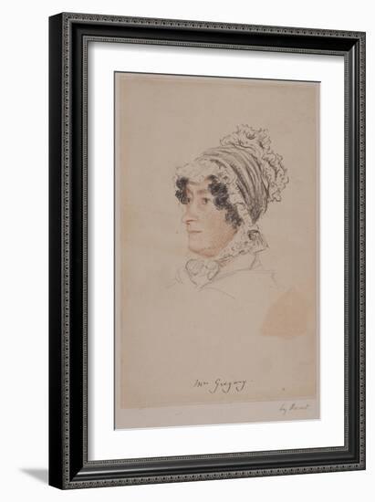 Mrs Hannah Gregory-William Henry Hunt-Framed Giclee Print