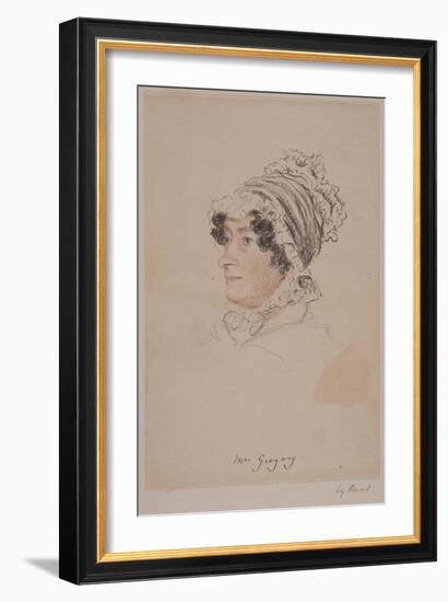 Mrs Hannah Gregory-William Henry Hunt-Framed Giclee Print