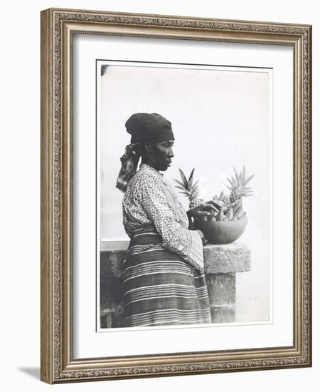 Mrs Harding, Who Walks 30 Miles Daily, c.1920-S. W. Partridge & Co.-Framed Giclee Print