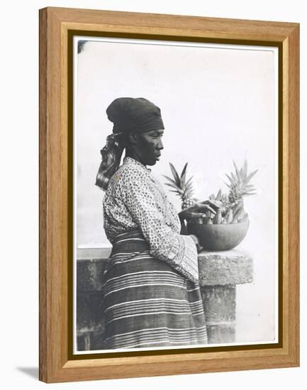 Mrs Harding, Who Walks 30 Miles Daily, c.1920-S. W. Partridge & Co.-Framed Premier Image Canvas