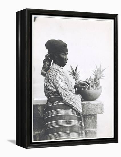 Mrs Harding, Who Walks 30 Miles Daily, c.1920-S. W. Partridge & Co.-Framed Premier Image Canvas