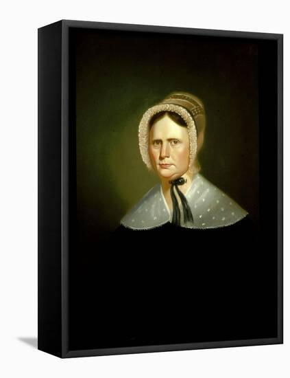 Mrs. Henry Lewis (Elizabeth Morton Woodson) 1838-39-George Caleb Bingham-Framed Premier Image Canvas