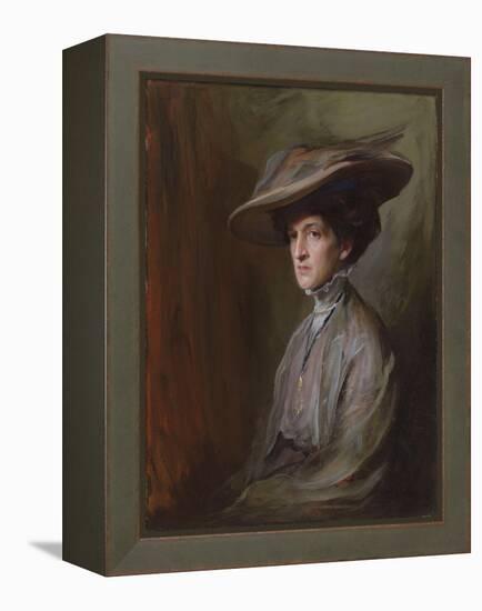 Mrs. Herbert Asquith, Later Countess of Oxford and Asquith, 1909-Philip Alexius De Laszlo-Framed Premier Image Canvas