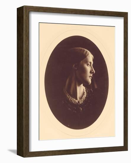Mrs. Herbert Duckworth, April 1867-Julia Margaret Cameron-Framed Photographic Print