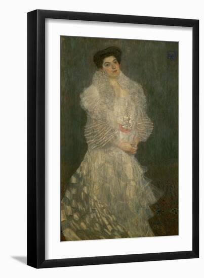 Mrs. Hermine Gallia-Gustav Klimt-Framed Giclee Print