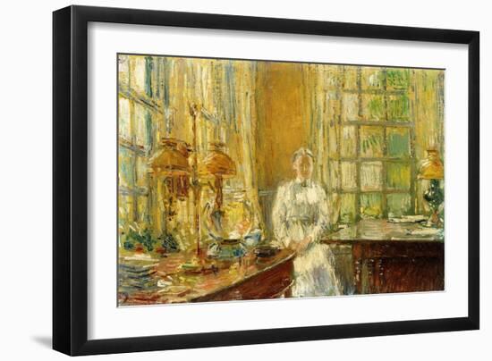 Mrs. Holley of Cos Cob, 1912-Childe Hassam-Framed Giclee Print