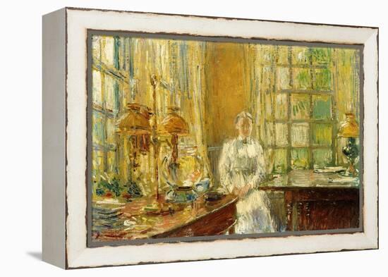 Mrs. Holley of Cos Cob, 1912-Childe Hassam-Framed Premier Image Canvas