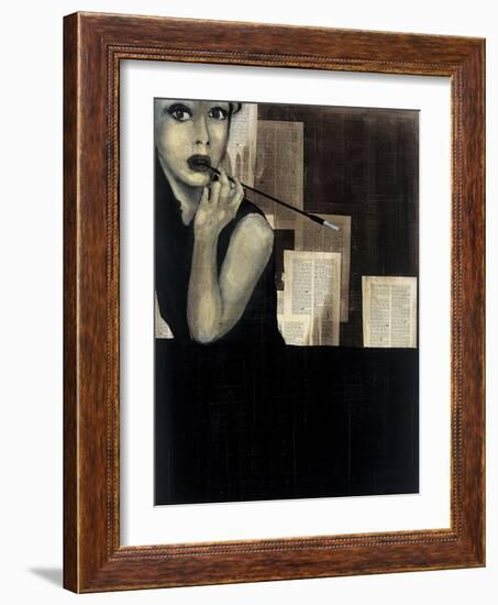 Mrs. Hollywood-Kc Haxton-Framed Art Print