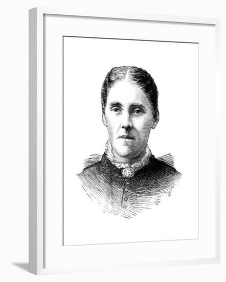 Mrs Houghton, Wife of Reverend John Houghton, 1886-null-Framed Giclee Print