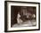 Mrs. I. M. Clark Seated at a Grand Piano, 1904-Byron Company-Framed Giclee Print