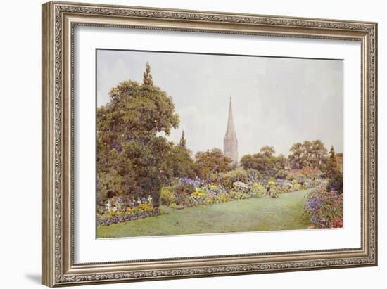 Mrs. Jacobs Garden-Ernest Arthur Rowe-Framed Giclee Print