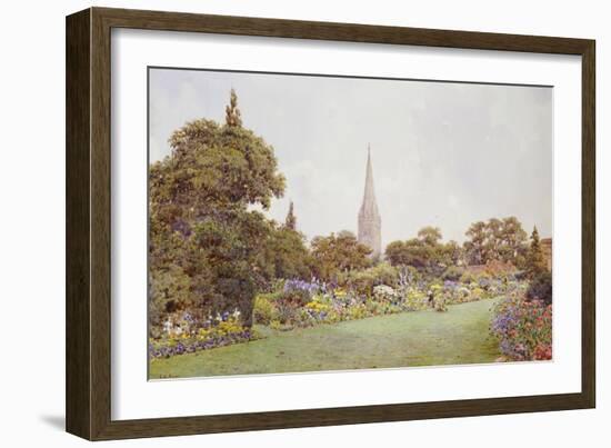 Mrs. Jacobs Garden-Ernest Arthur Rowe-Framed Giclee Print
