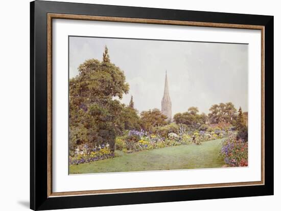 Mrs. Jacobs Garden-Ernest Arthur Rowe-Framed Giclee Print