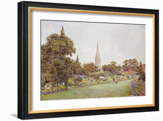 Mrs. Jacobs Garden-Ernest Arthur Rowe-Framed Giclee Print