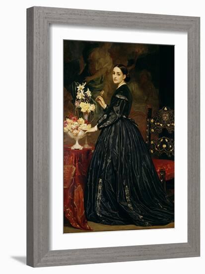 Mrs James Guthrie, c.1864-5-Frederick Leighton-Framed Giclee Print