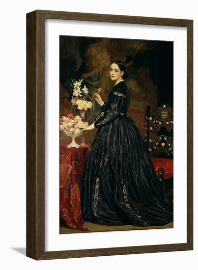 Mrs James Guthrie, c.1864-5-Frederick Leighton-Framed Giclee Print