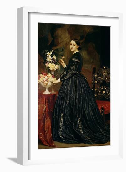 Mrs James Guthrie, c.1864-5-Frederick Leighton-Framed Giclee Print