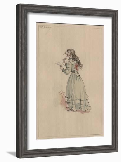 Mrs Jellaby, C.1920s-Joseph Clayton Clarke-Framed Giclee Print