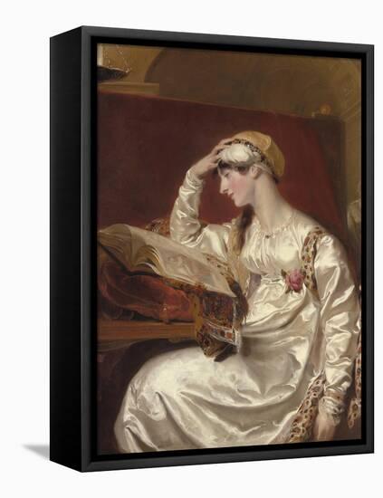 Mrs. Jens Wolff, 1803-15-Thomas Lawrence-Framed Premier Image Canvas