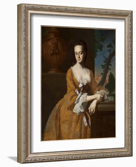 Mrs John Murray (Lucretia Chandler) (1730-68), 1763 (Oil on Canvas)-John Singleton Copley-Framed Giclee Print