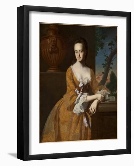 Mrs John Murray (Lucretia Chandler) (1730-68), 1763 (Oil on Canvas)-John Singleton Copley-Framed Giclee Print