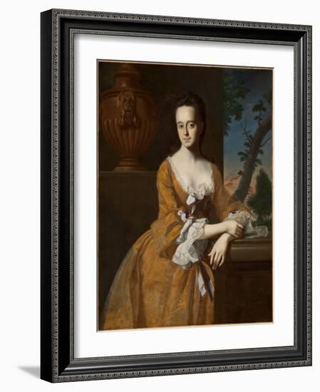 Mrs John Murray (Lucretia Chandler) (1730-68), 1763 (Oil on Canvas)-John Singleton Copley-Framed Giclee Print