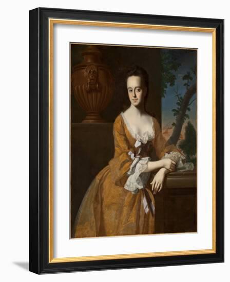 Mrs John Murray (Lucretia Chandler) (1730-68), 1763 (Oil on Canvas)-John Singleton Copley-Framed Giclee Print