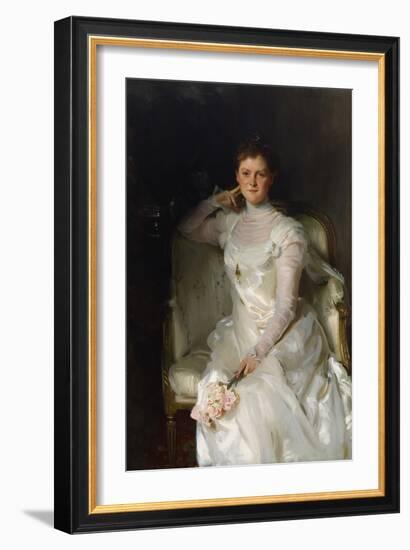 Mrs Joshua Montgomery Sears (1858-1935) 1899 (Oil on Canvas)-John Singer Sargent-Framed Giclee Print